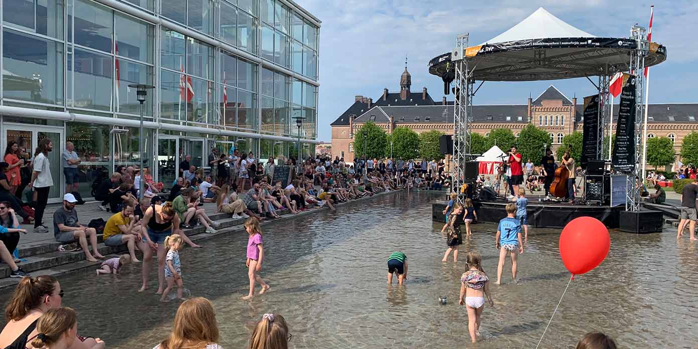 Udendørs koncert (foto: Musikhuset Aarhus)