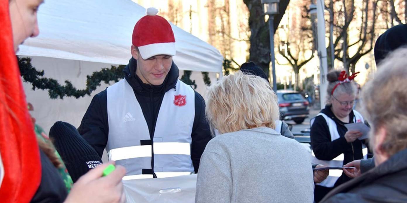 Frelsens Hærs juleuddeling i 2019 (foto: Frelsens Hær)